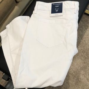 Charter Club White Capri Jeans New with Tags